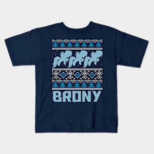 BRONY UGLY CHRISTMAS SWEATER Kids T-Shirt